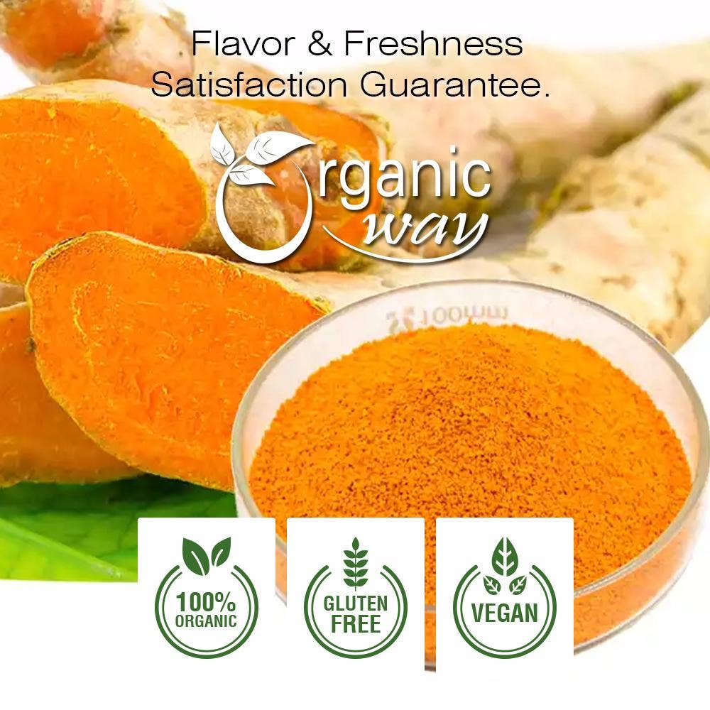 Organic Way LLC - Wholesale Herbs - Organic Turmeric (Cut & Sifted)10