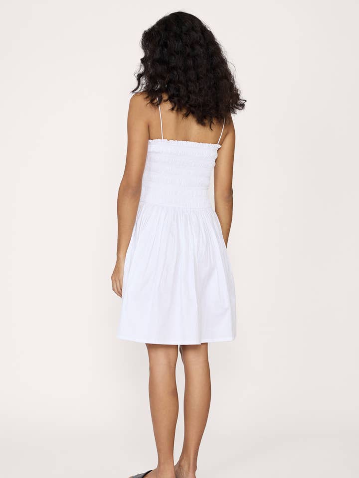 LAUDE the Label - Wholesale Dress - Women's - Strappy Bodice Mini Dress - White4