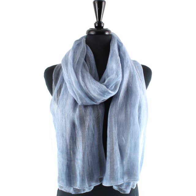 Écharpe transparente en mélange de soie/viscose S25098 pour la vente par Pretty Persuasions