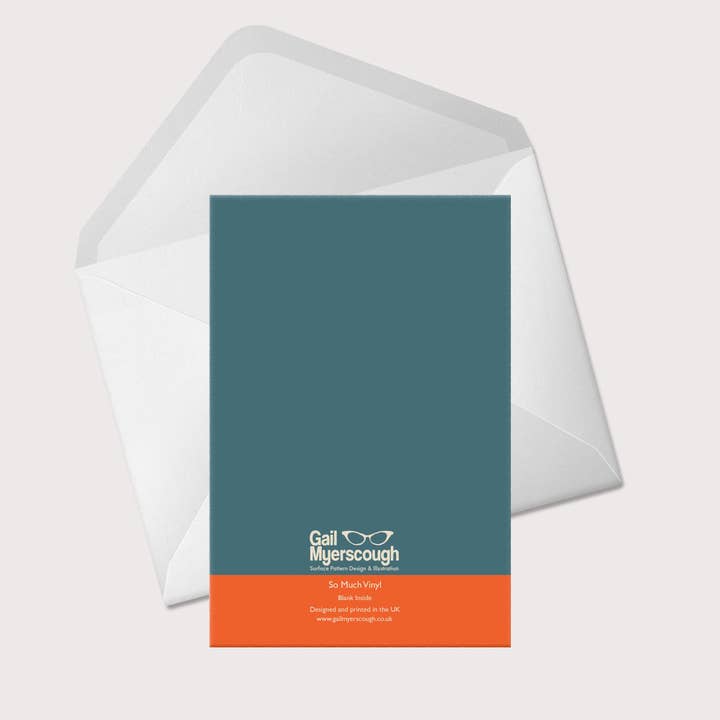 Gail Myerscough - Wholesale Everyday Greeting Card - So Much Vinyl Greeting Card