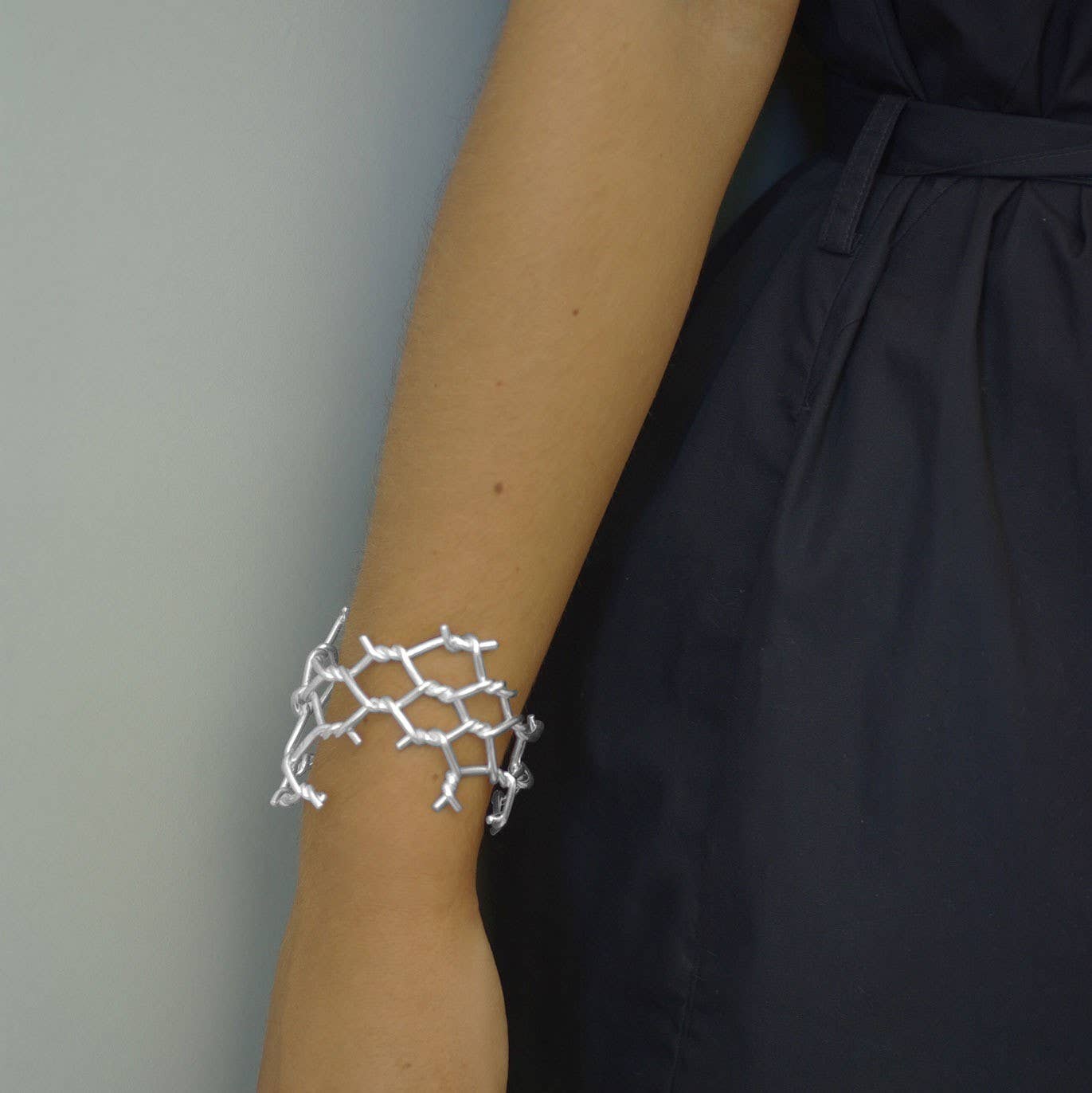 A MAR LIBRE – wholesale Manschettarmband – AMARRES Manschett/SILVER4