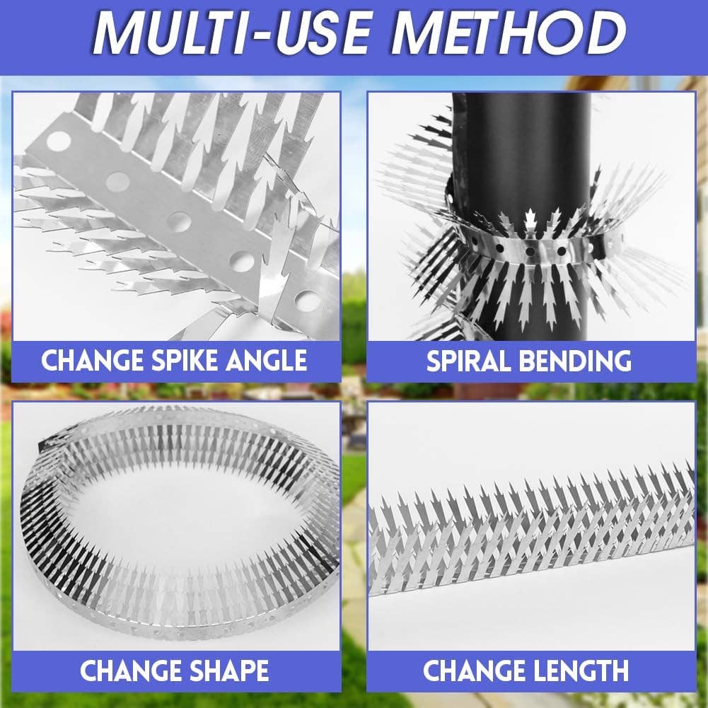 VIGOR - Wholesale Garden Tool - Outdoor Stainless Steel Garden Fence Spikes and Wall1