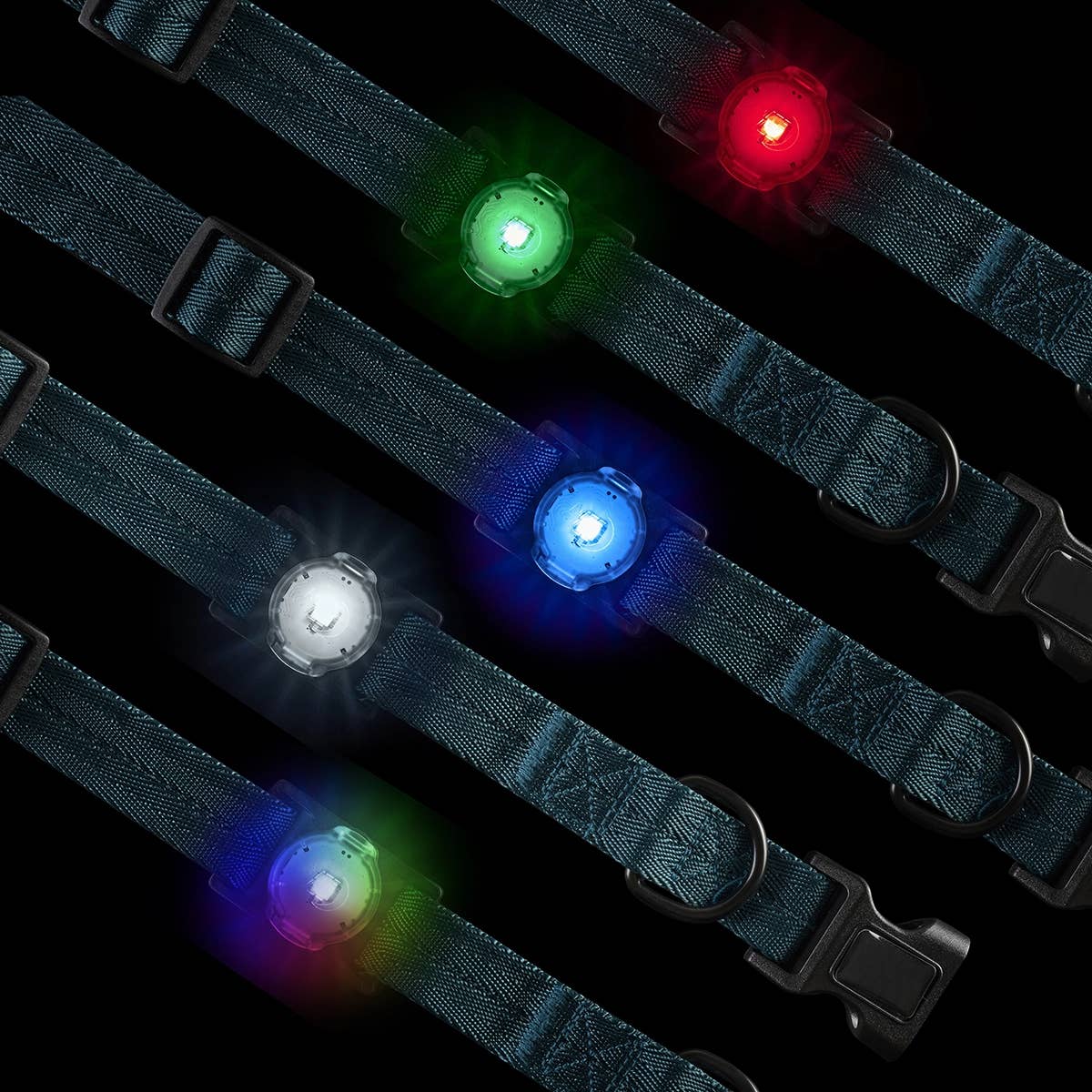 Pet Palette Distribution - Wholesale Pet Collar - Dog - Nite Ize NiteDog™ Rechargeable Pet Light - Disc-O Tech™2