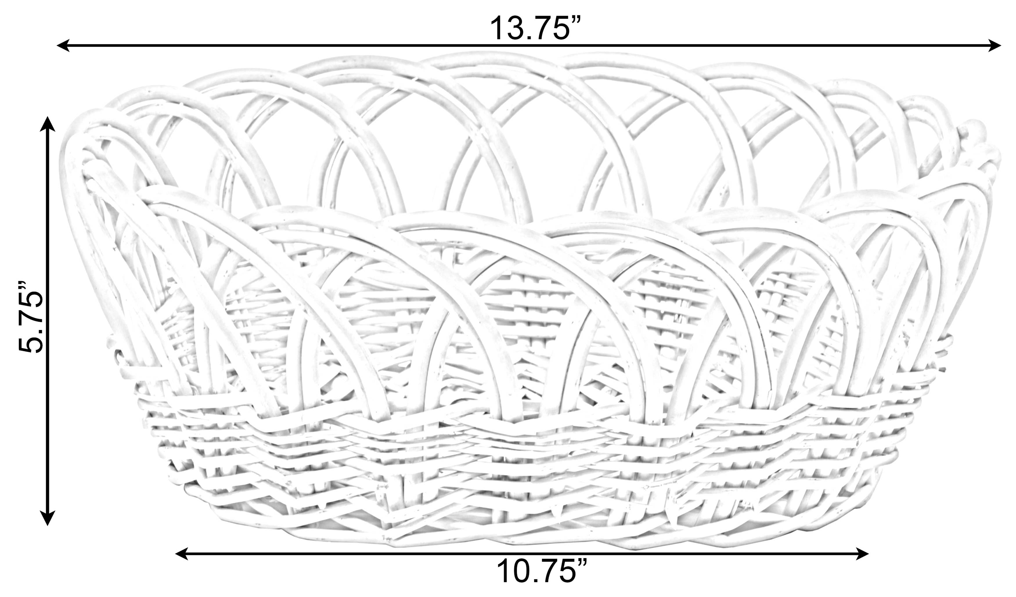 Quickway Imports - Vendita all'ingrosso Vassoi da portata - Vassoio rotondo decorativo per frutta e pane3