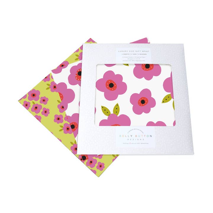 Mauve Blume Flachverpackungspaket für den Großhandel von Belly Button Designs