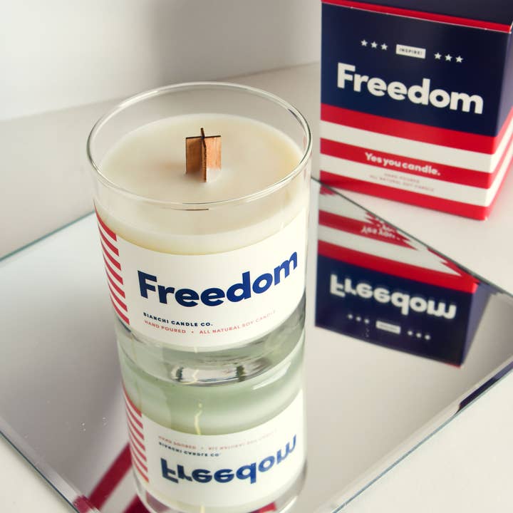 Freedom Yes You Vela para venta al por mayor de Bianchi Candle Co