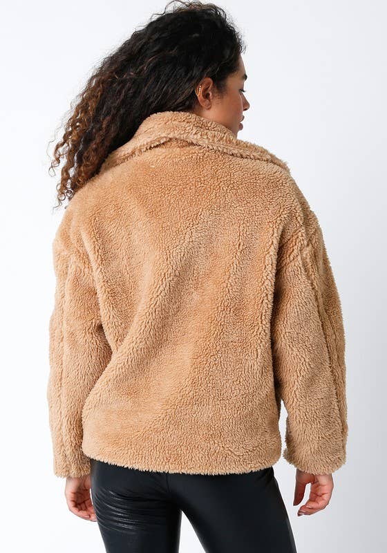 Olivaceous - Wholesale Jacket - Women's - Gabby Plush Jacket12