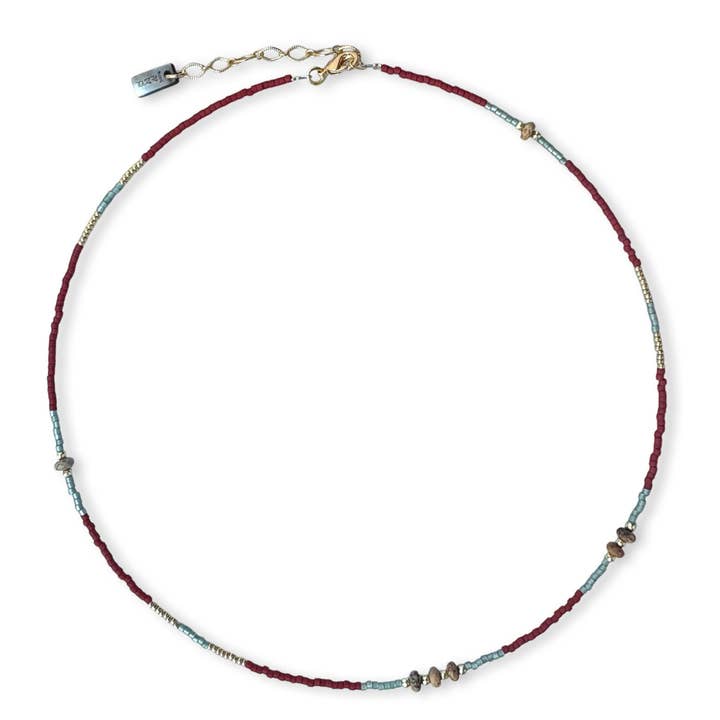 Jazu Jewellery – Colar com abas por atacado – Colares com contas e pedras semipreciosas14