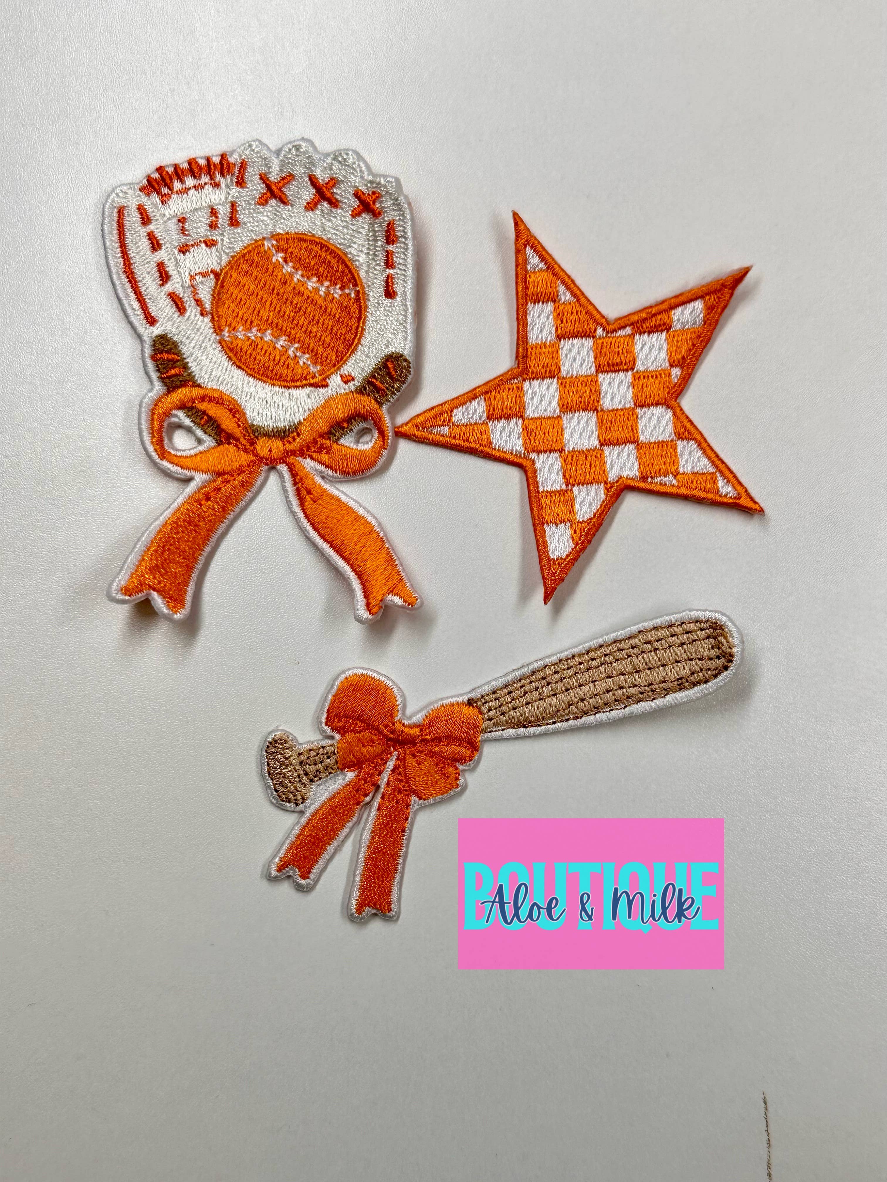 Aloe and Milk Boutique - Wholesale Patch - Baseball Trio Bundle, baseball patches, softball patches8