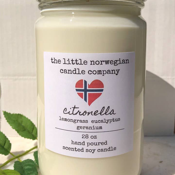 Vela de citronela por atacado de The little norwegian candle company