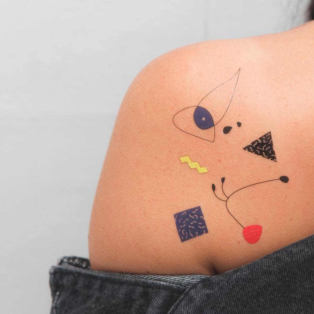 Tattoonie - Wholesale Temporary Tattoo - Abstract Tattoo (Pack of 2)0