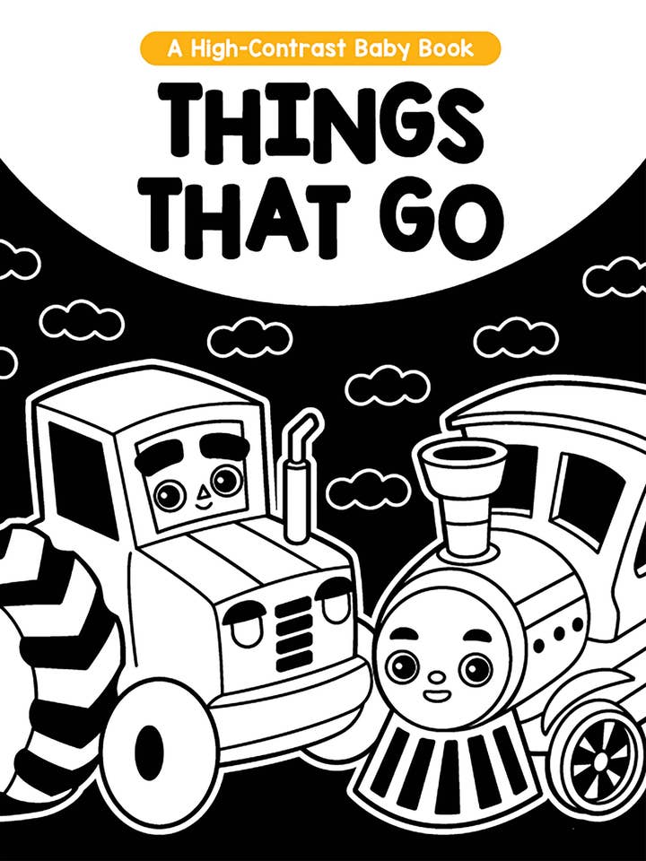 Choses qui bougent - Livre cartonné rembourré à contraste élevé pour enfants pour la vente par Little Hippo Books