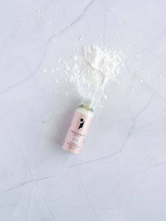 Inclusev hydraterende bodywash met citroen, limoen en rozemarijn 25G voor wholesale door Inclusev Cosmetics