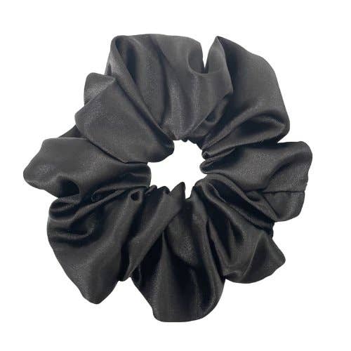 ONYX - Mulberry Silk Scrunchie for wholesale by Beyond Scrunchies
