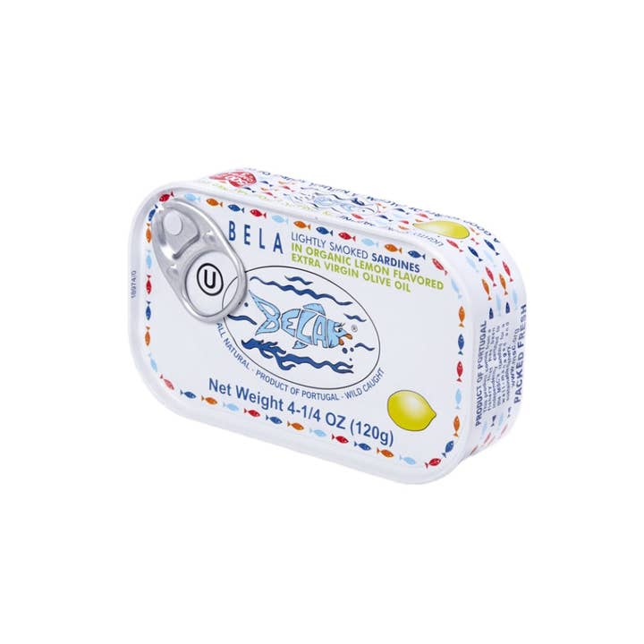 Tin Can Fish ( BELA, Cantara, Mar, Porthos, Varina ) - Wholesale Tinned Fish - Bela Lightly Smoked Sardines in Organic EVOO - 12 Pack5