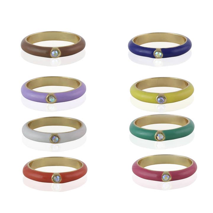Claire Multi Pack of Rings for wholesale by Big Metal London