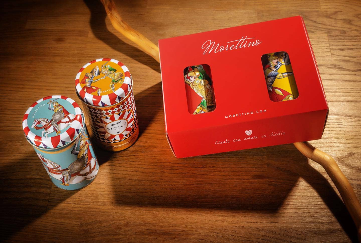 Caffè Morettino – Café moído por atacado – I Pupi Siciliani “Rinaldo” - café artesanal moído fresco 125 g4