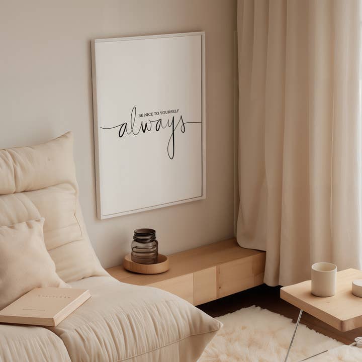 Tales by Jen - Wholesale Poster - Be Nice to Yourself Always Poster3