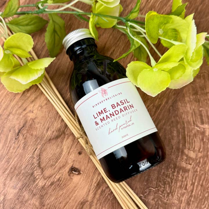 Lime, Basil & Mandarin - Signature Reed Diffuser for wholesale by BirdseyBelizaire