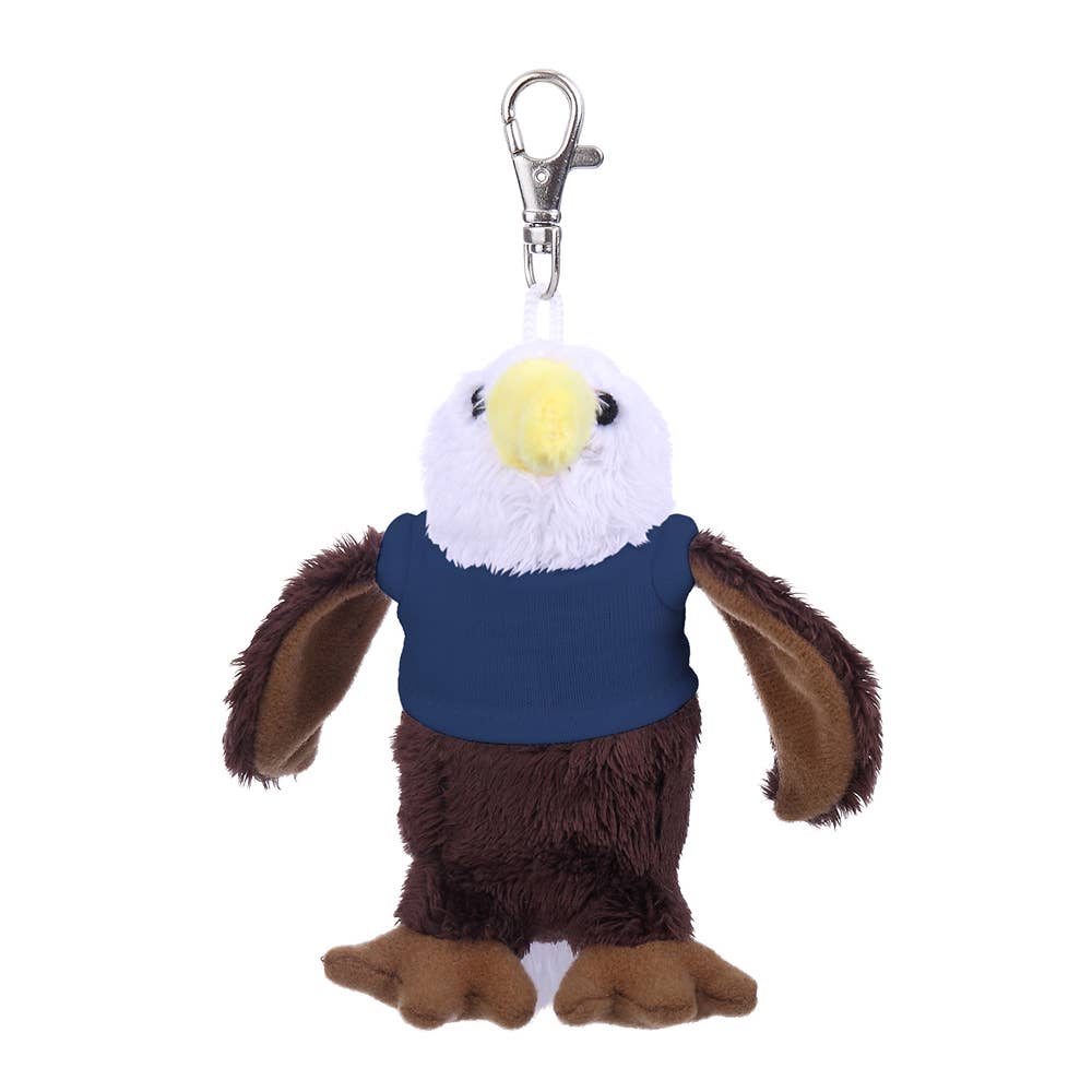 Plushland - Vendita all'ingrosso Portachiavi - Unisex - Portachiavi da 4" - Aquila con camicia personalizzata6