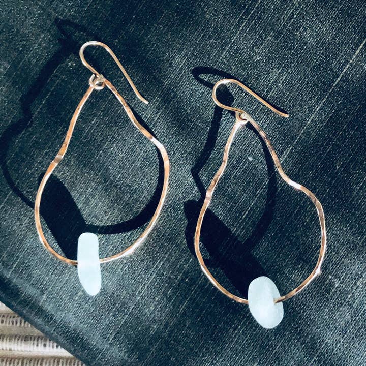 La Soucique Studio Metalsmithing - Wholesale Dangle Earrings - Perelle Sea Belle Earrings7