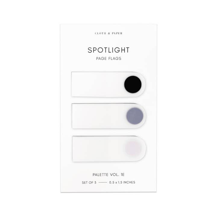 Cloth & Paper - Wholesale Sticker - Spotlight Page Flag Set