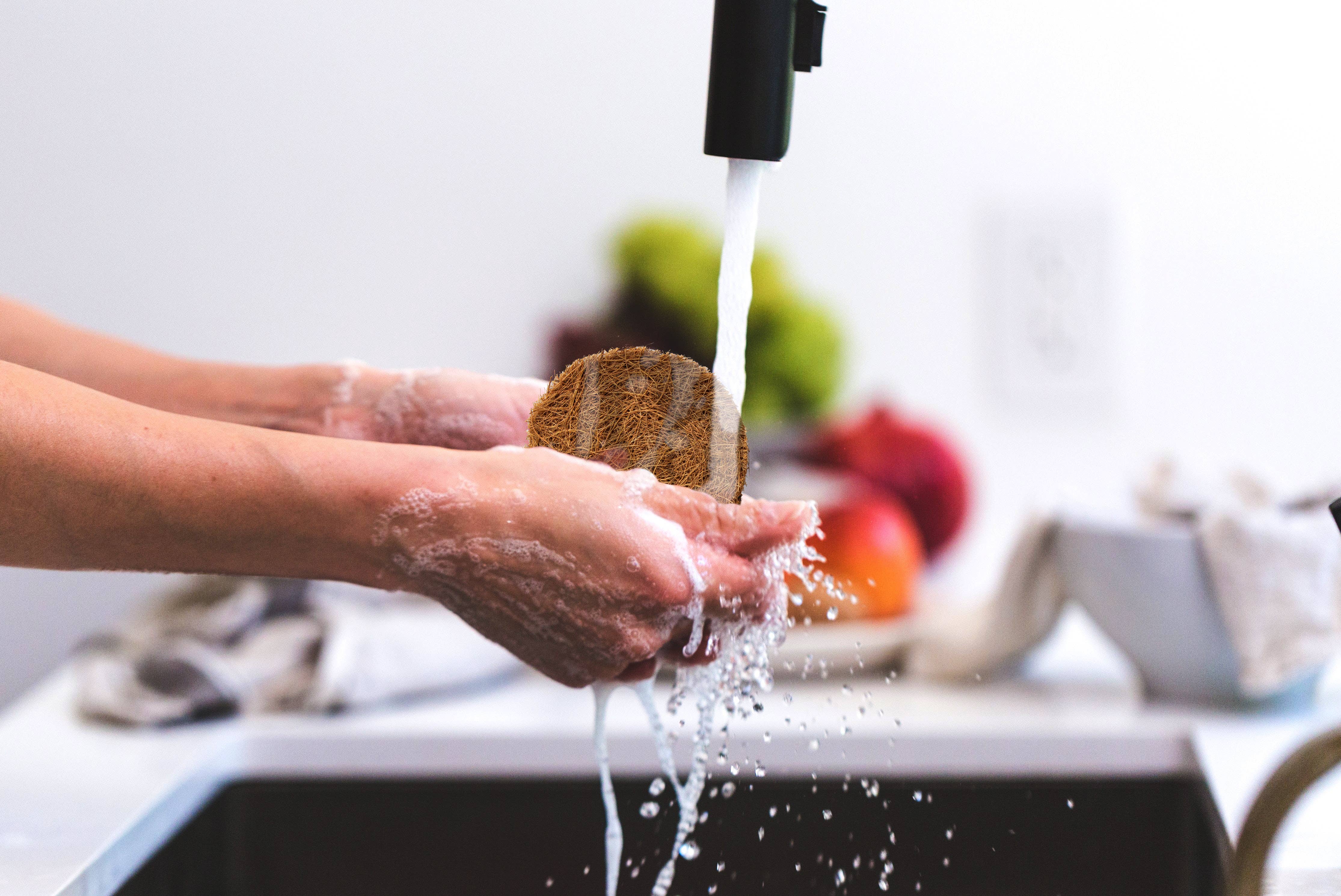 Karmic Seed - Wholesale Cleaning Sponge - Coconut Coir Dish Pads/ Utensil Scouring Scrubs 100% Natural8