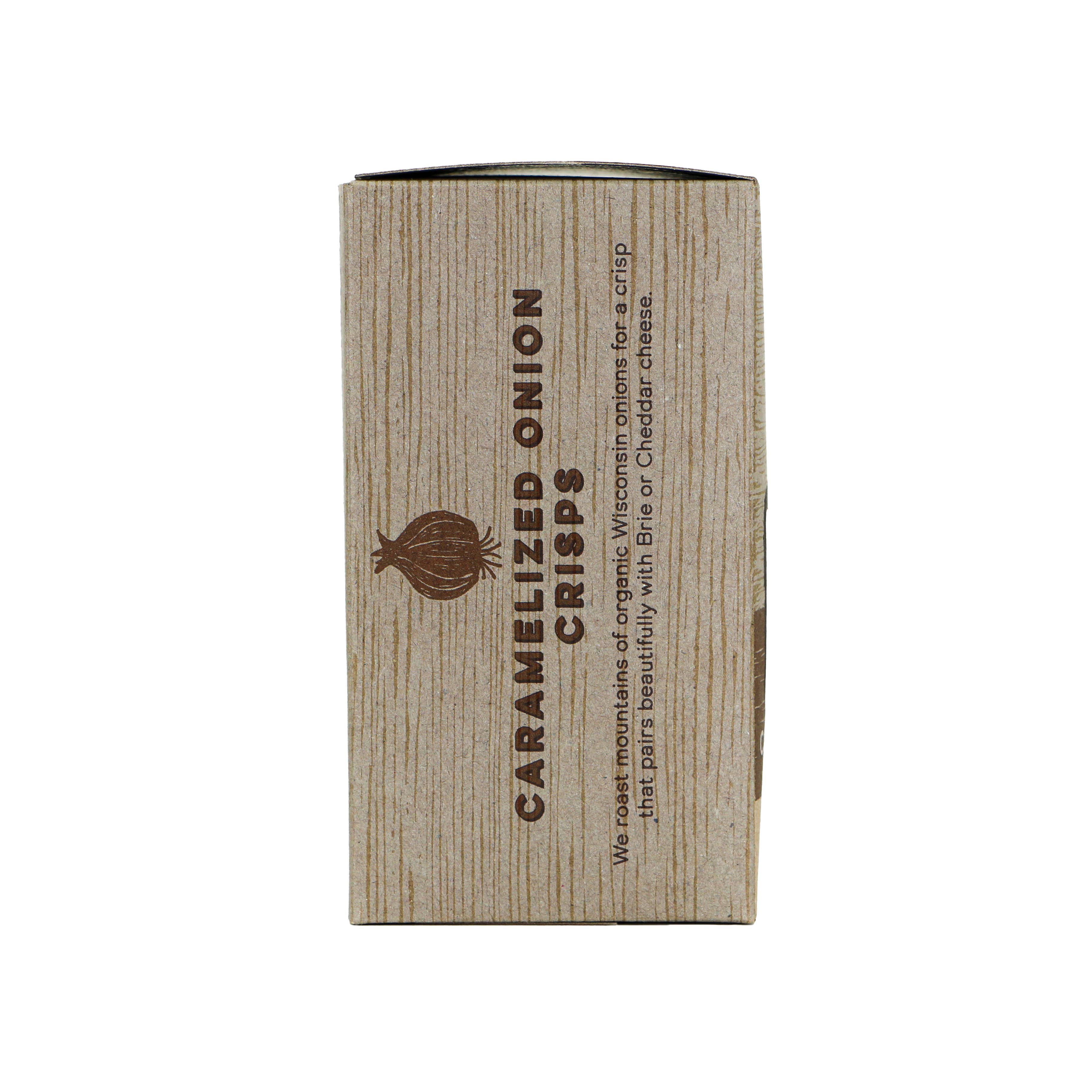 Potter’s Crackers - Vente Biscuit salé - Croustilles aux oignons caramélisés biologiques Potter's Crackers2