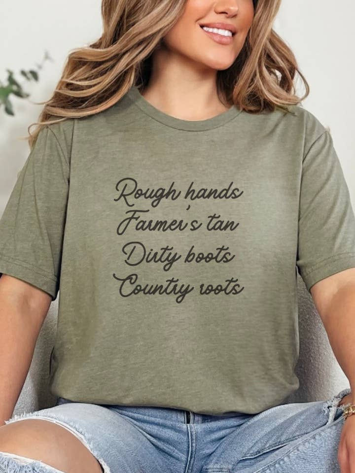 T-shirt graphique de fermier pour la vente par Rock n' Rodeo