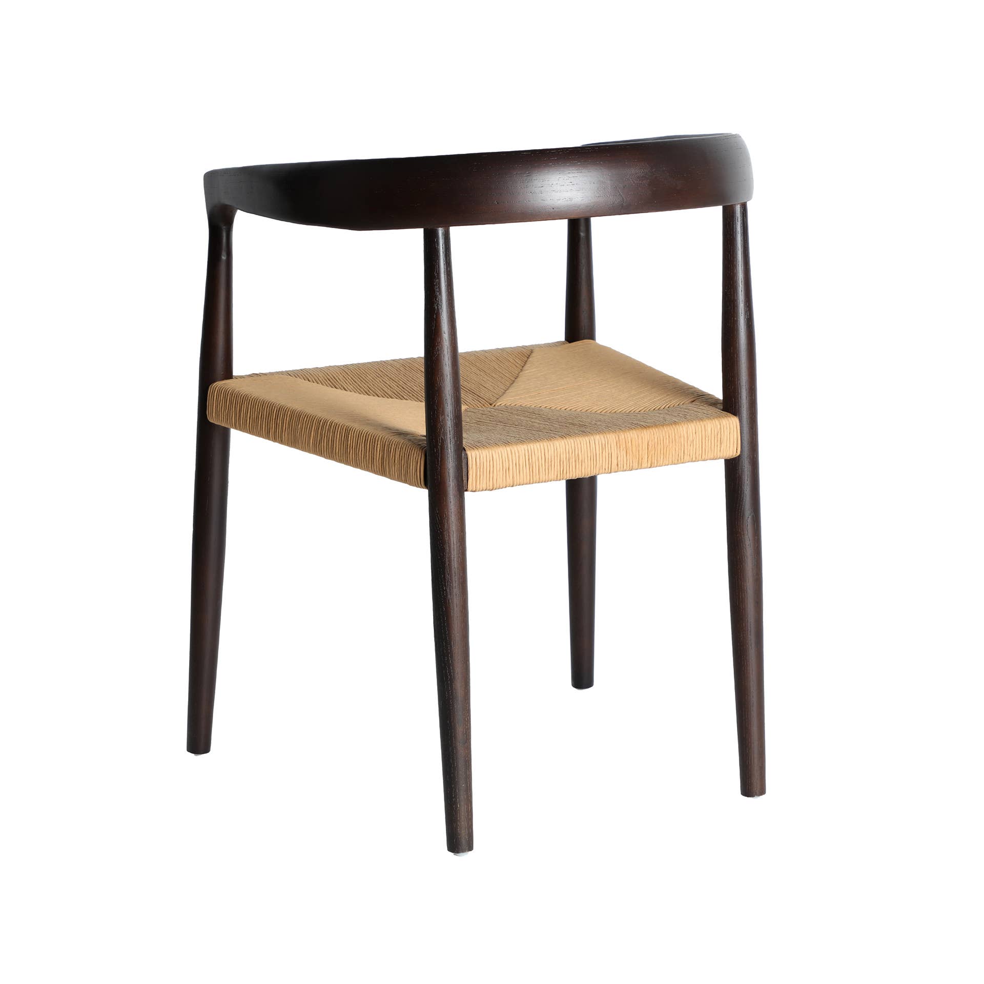 Kodu - Wholesale Chair - Elm wood chair in black. 54x52x75cm3