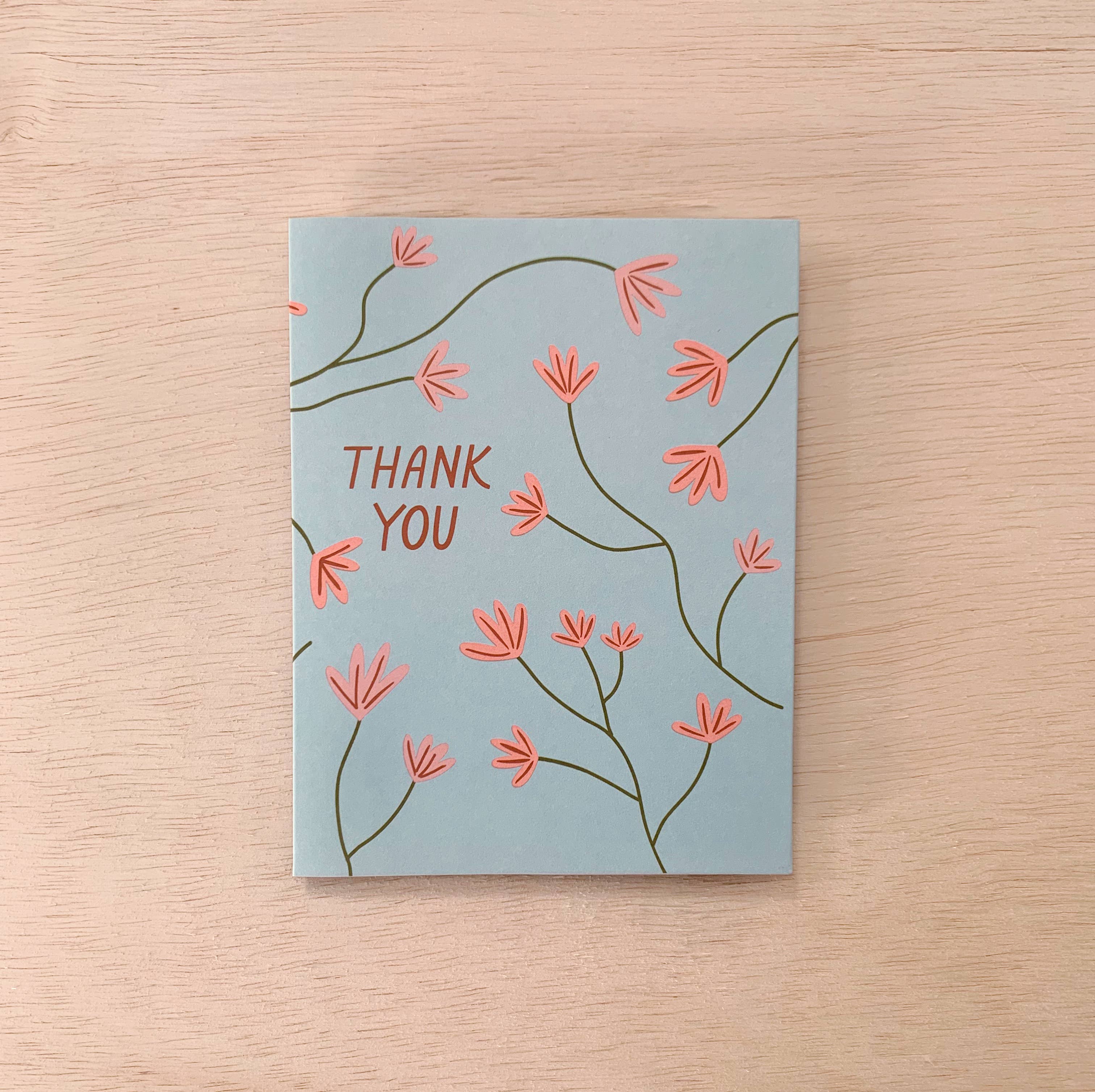 Odd Daughter Paper Co. - Wholesale Thank You Card - Floral Thank You - Thank You Card1