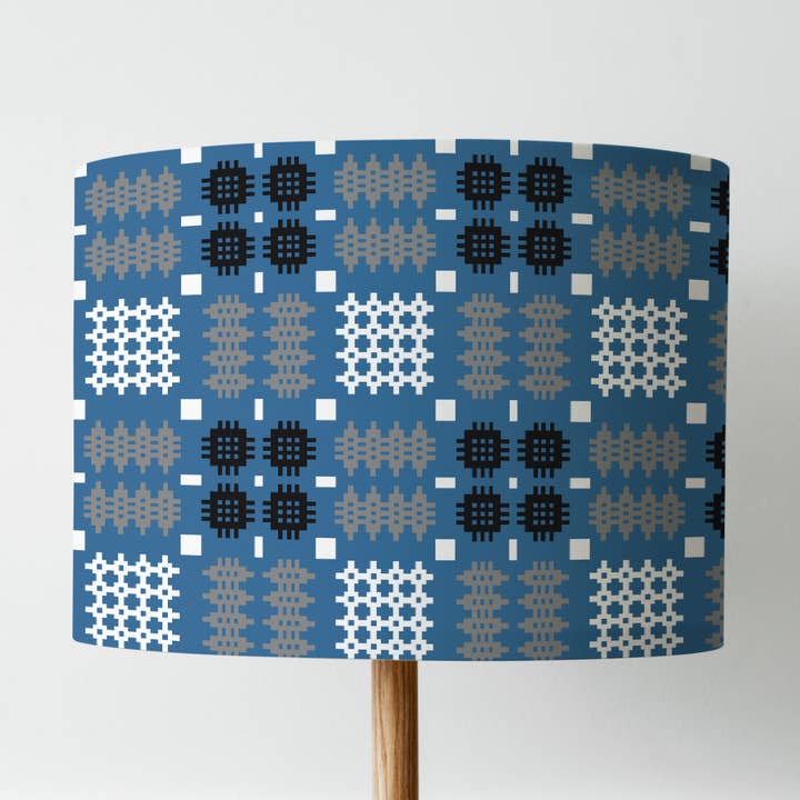 Moose & Co – wholesale Lampshade – Welsh Tapestry print lampshades1