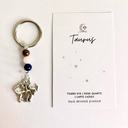 Taurus Zodiac Keyring for wholesale by Zendants