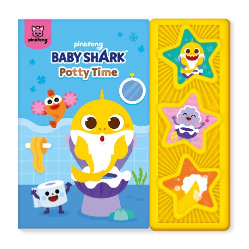 Pinkfong Baby Shark: Potty Time Sound Book (3-knapp) för wholesale av Pinkfong USA