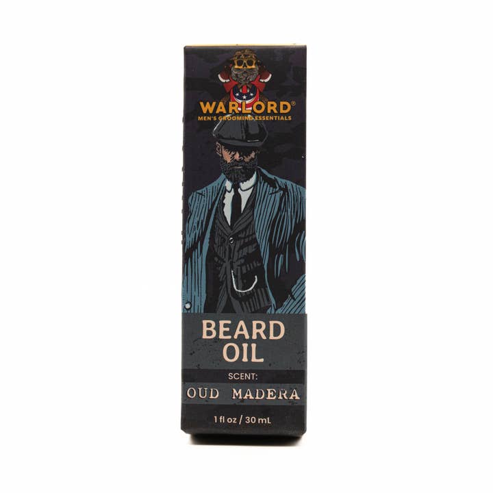 Warlord - Men's Grooming Essentials | Veteran Owned - Wholesale Beard Styling Product - Oud Madera Beard Oil2