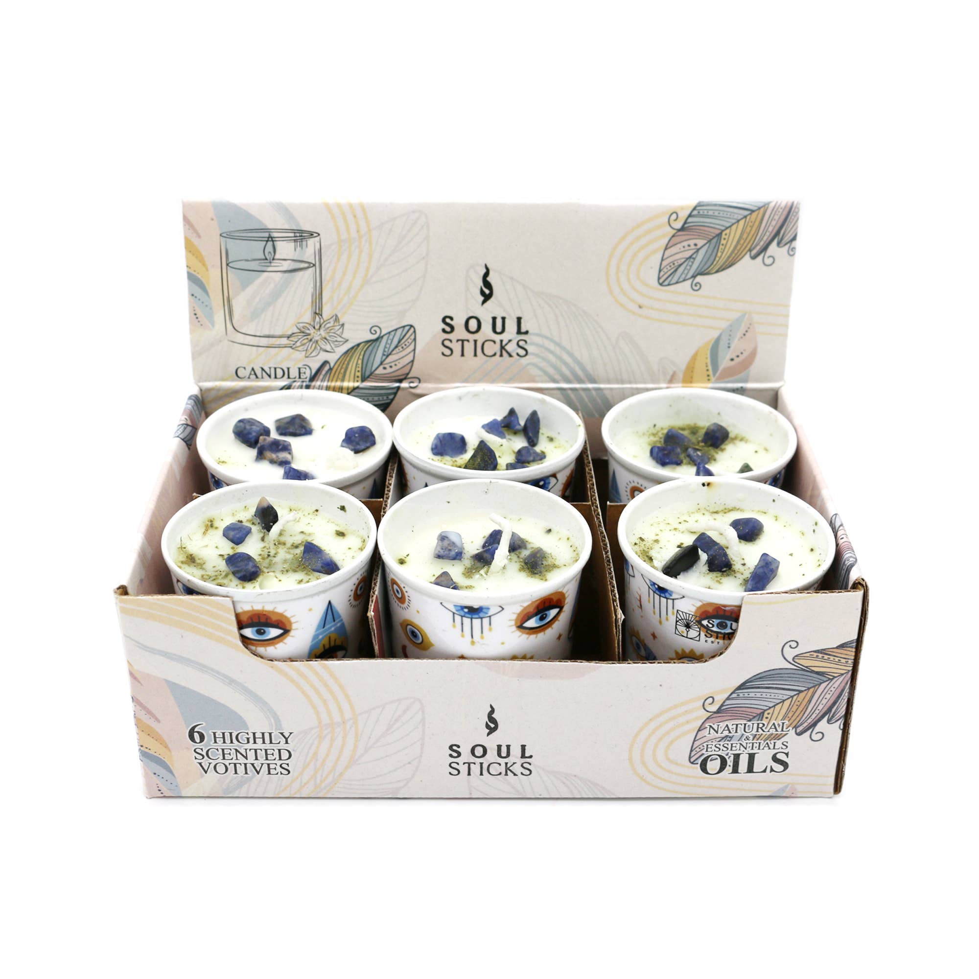 Designs by Deekay Inc. - Wholesale Votive Candle - Bohemian Evil Eye Scented Votive Candles (6)2