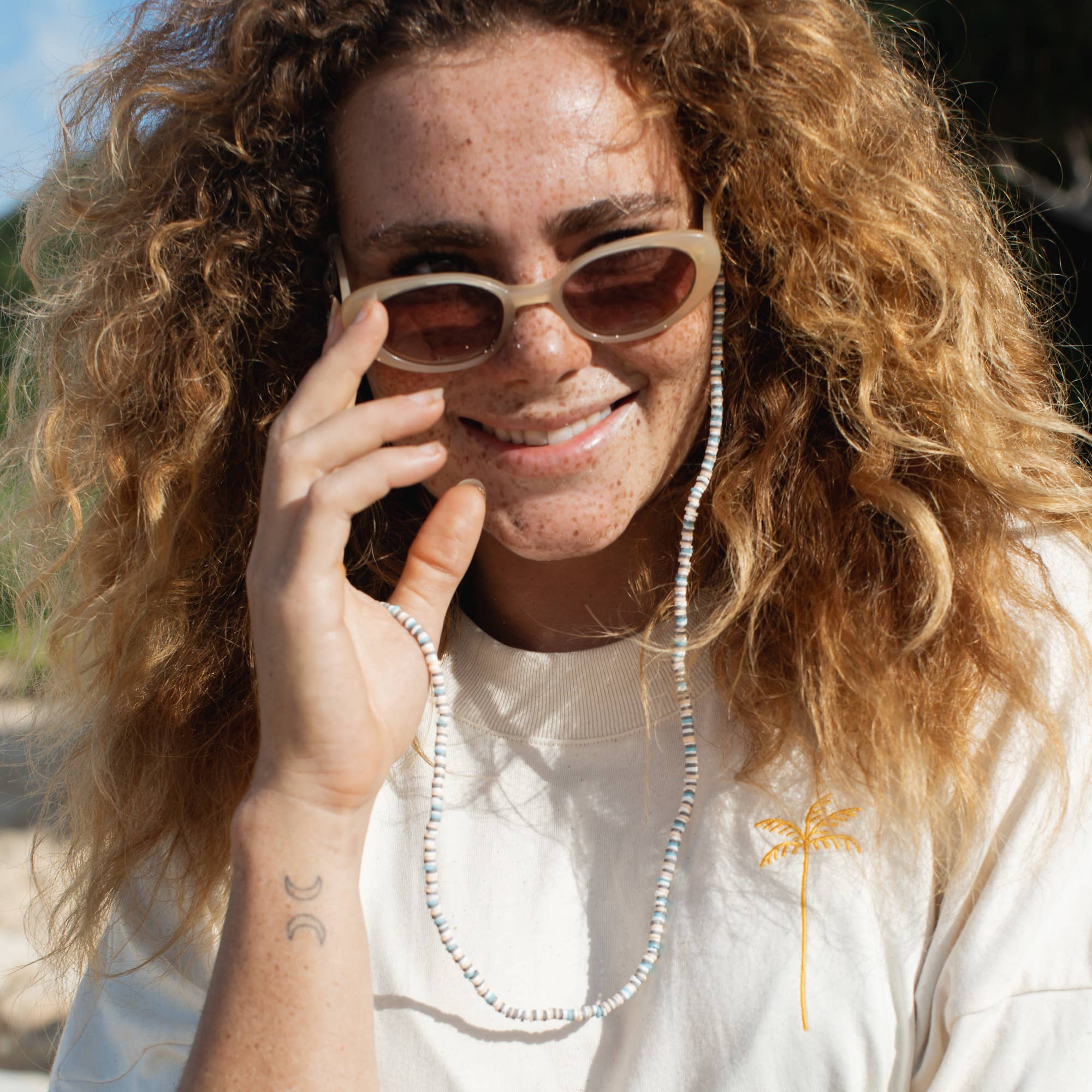 Pineapple Island - Wholesale Sunglasses/Eyeglasses Strap - Unisex - Avalon Clay Bead Sunglass Chain4