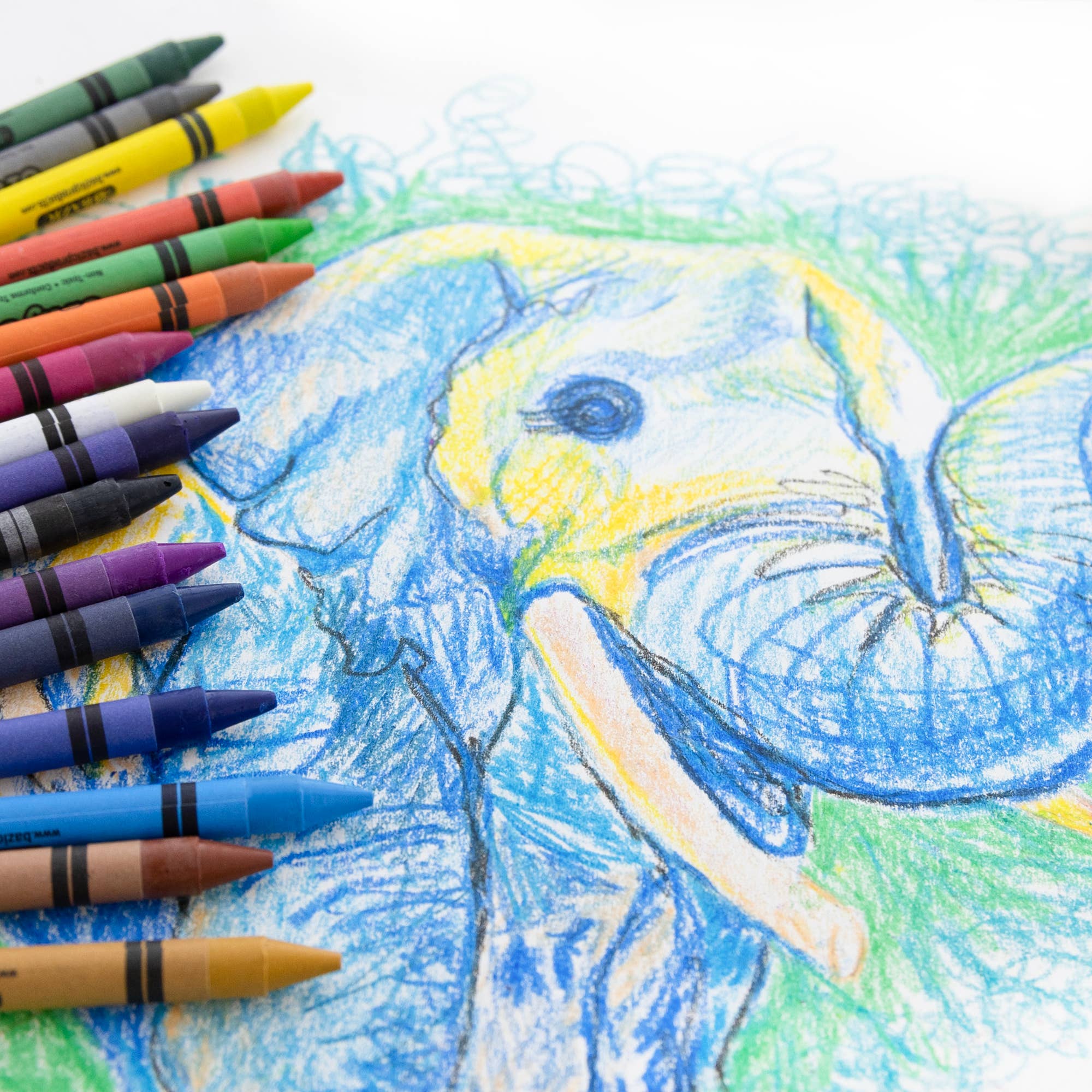 BAZIC Products - Wholesale Crayons - Kids & Baby - Premium Crayons 16 Color2