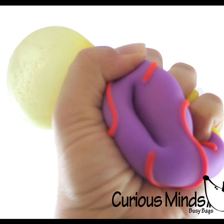 Curious Minds Toys - Wholesale Squishy Toy - Kids & Baby - 1 Donut Nee Doh Soft Squeeze Stress Ball