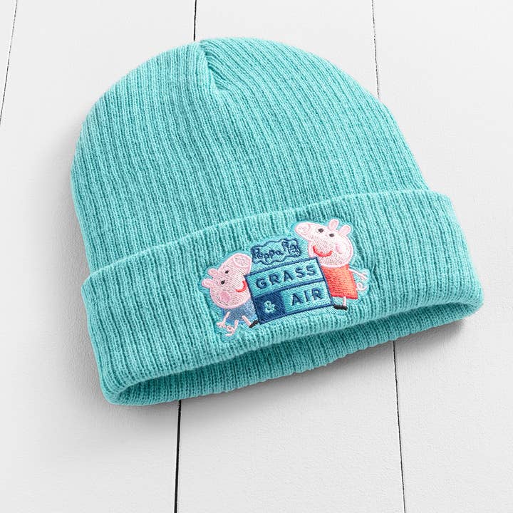Grass & Air - Wholesale Beanie - Kids - Peppa Pig George Blue Kids Beanie Hat