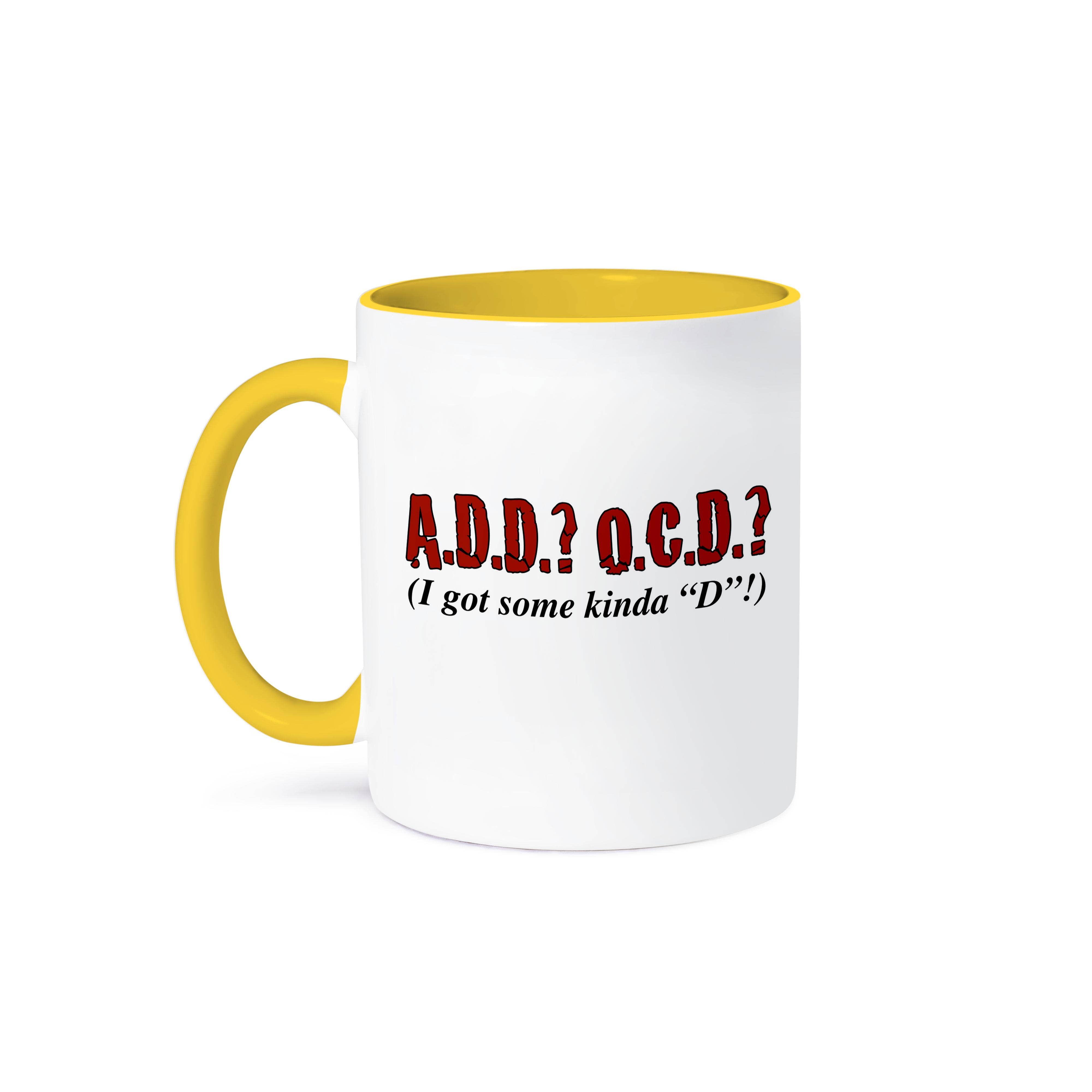 3dRose - Wholesale Coffee Mug - 3dRose, Text with ADD/OCD, Mug0