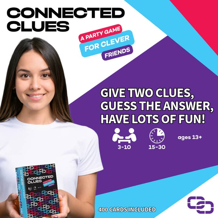 Connected Clues - Wholesale Card Game - Connected Clues Party Game1