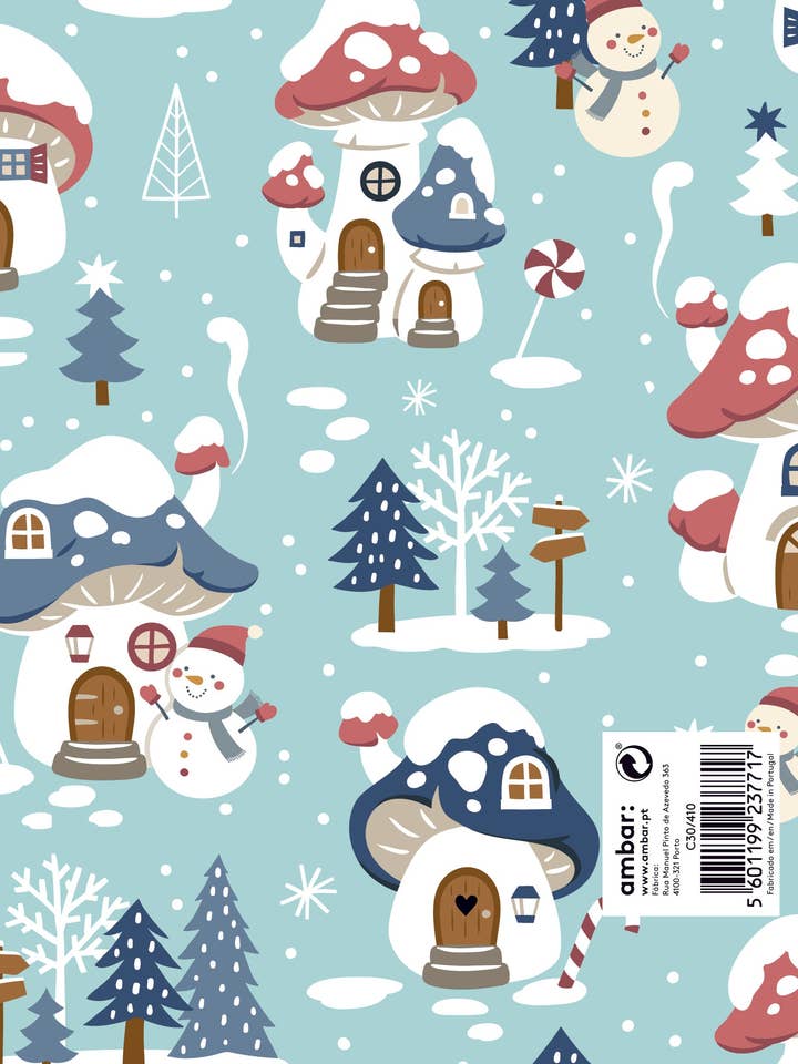 Julepapir Snowfolk C30/410 for engroshandel hos ambar: