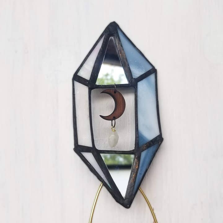 Lost & Found Design – wholesale Garden/lawn stake – Stained Glass Crystal Plant Stake - Cluster 3