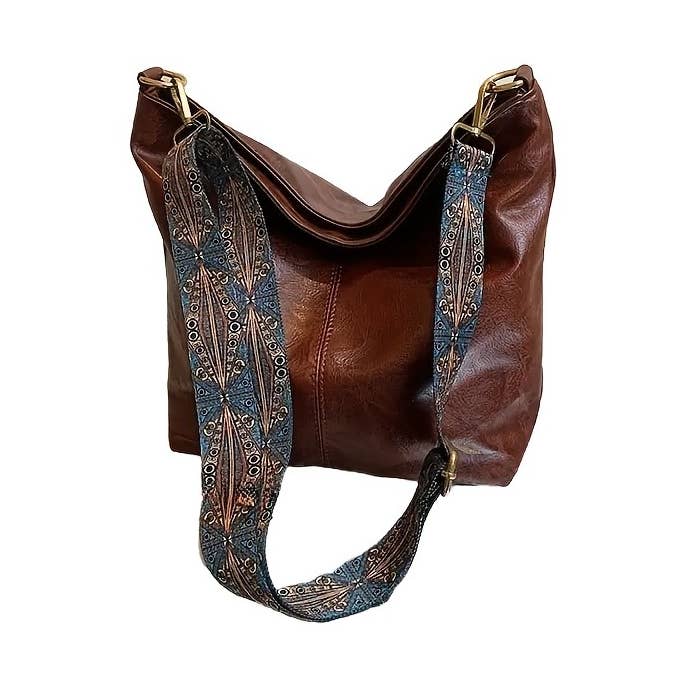 Bohemisk geometrisk rem hobo-väska axelremsväska för wholesale av NARWEY INC