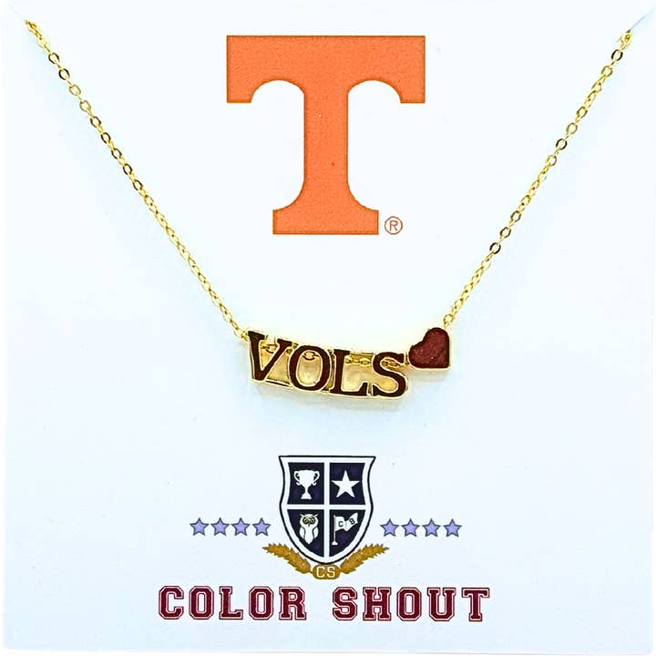 Color Shout - Wholesale Pendant/Charm Necklace - I Love College: Initial Heart Necklace29