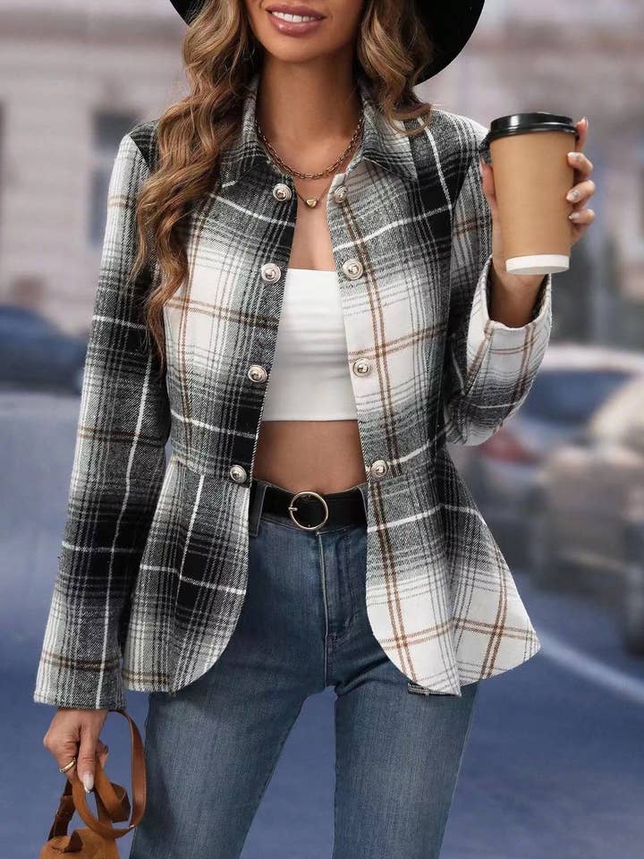 Miss Sparkling - Wholesale Blazer - Women's - Peplum blazer