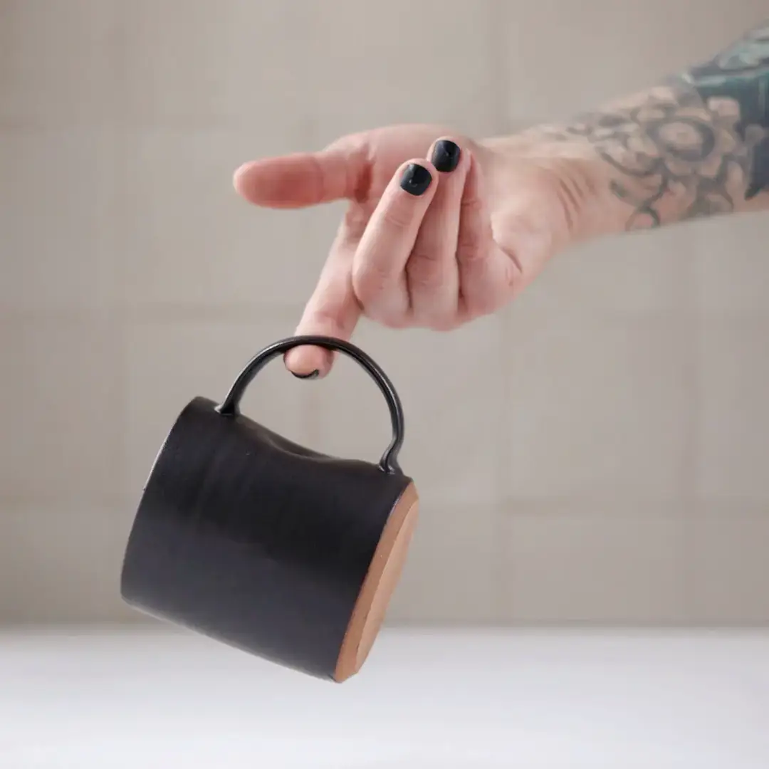 Gravesco Pottery - Wholesale Coffee Mug - Smooth Handmade Pottery Mug | Minimalist Coffee Cup 7