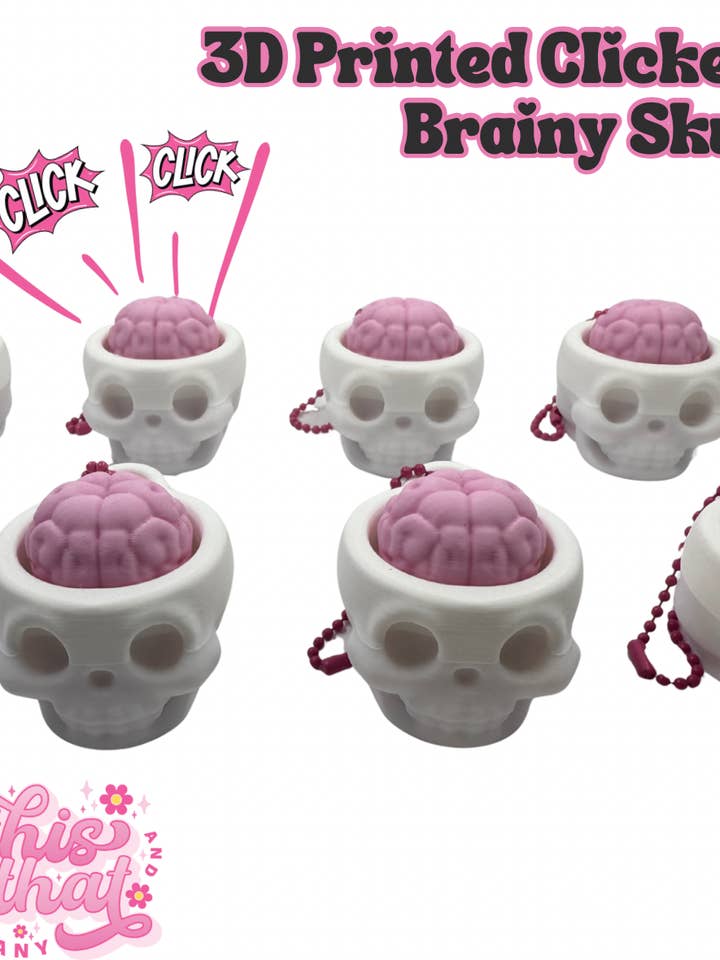 Fidget Clicker | Teschio Intelligente per la vendita all'ingrosso da parte di This&That Co
