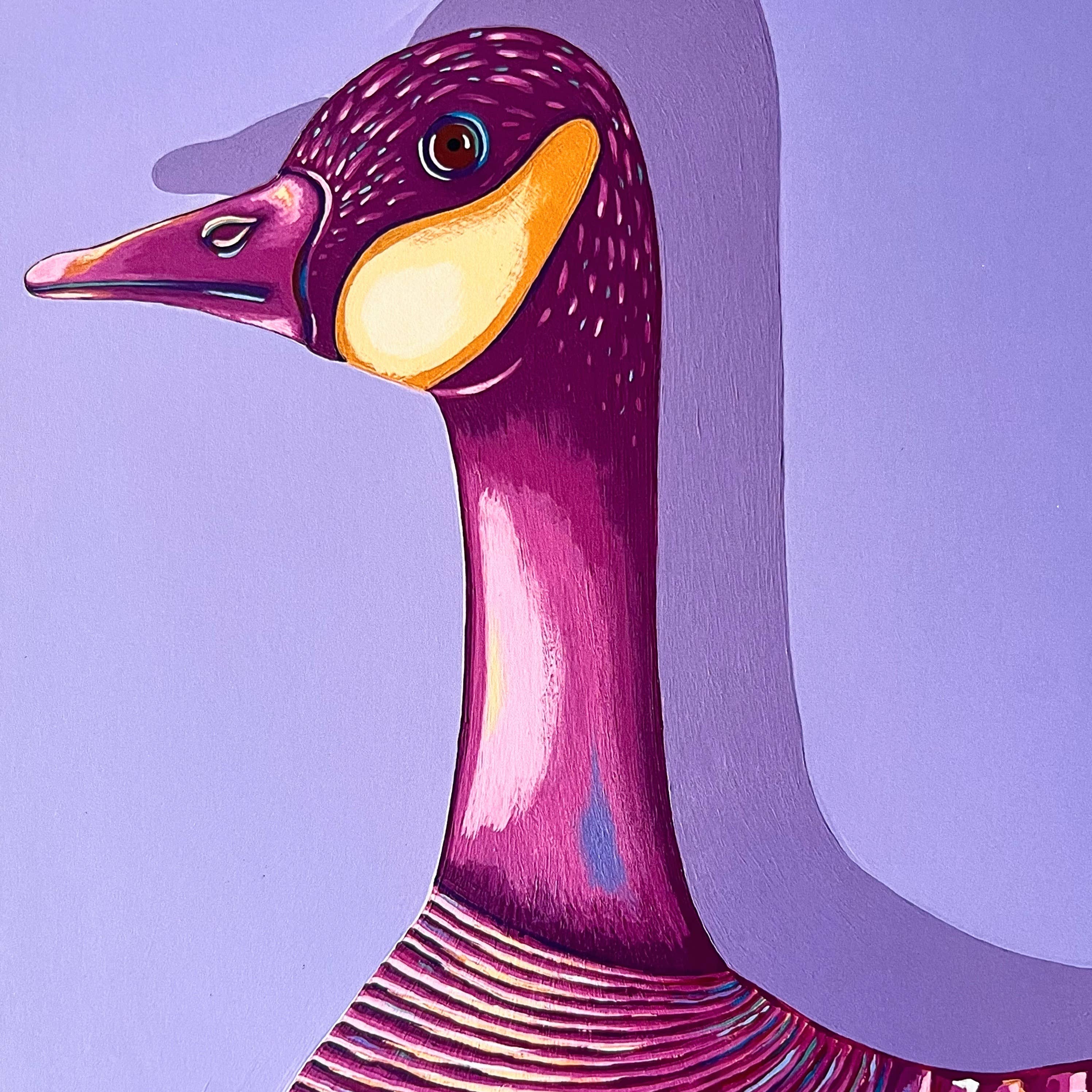 Molly Kant Studio LLC – wholesale Konsttryck – Gås Konstaffisch // "Greta Gås"1